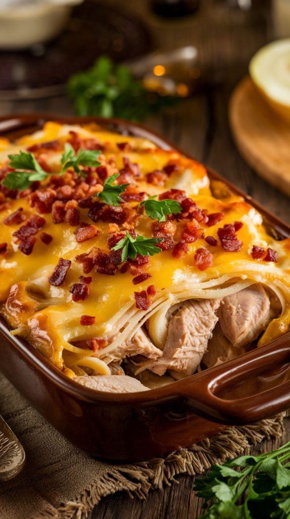 Keto low carb Millionaire Chicken Casserole recipe