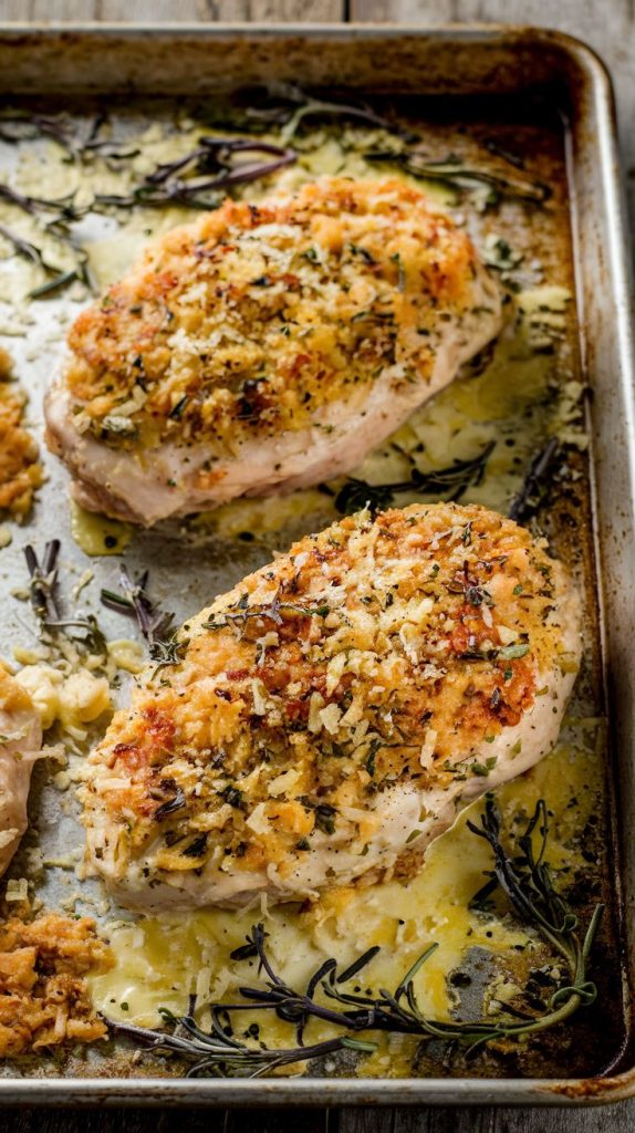 Keto low carb Parmesan Crusted Chicken Recipe