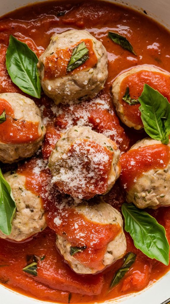 Keto low carb Succulent Ricotta Meatballs Recipe