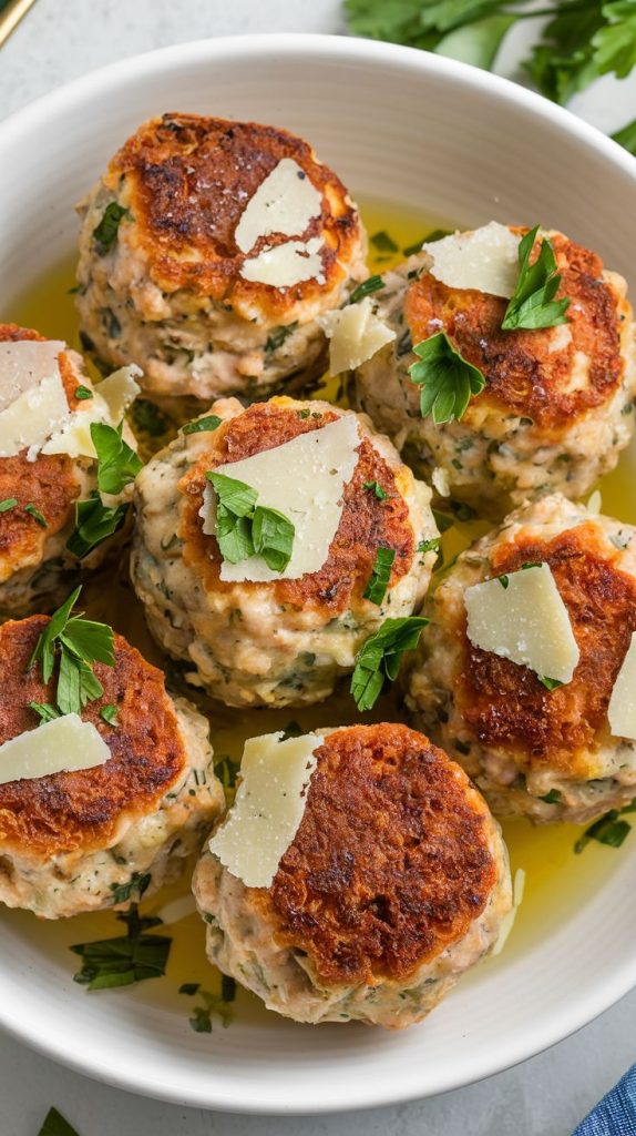 Keto low carb Succulent Ricotta Meatballs Recipe