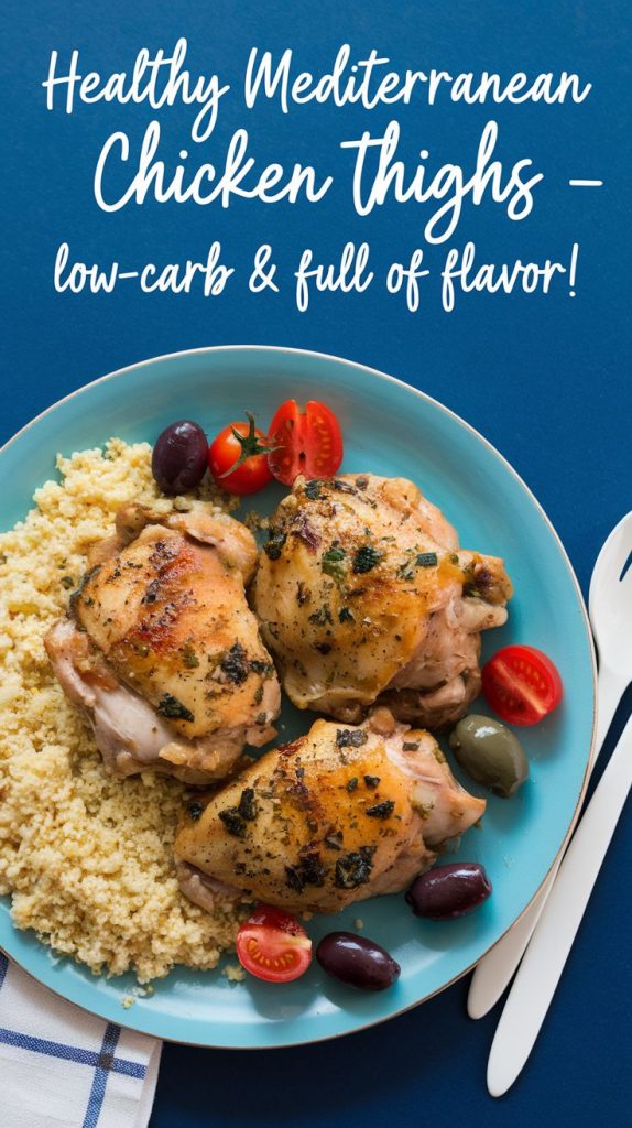 Mediterranean Chicken Thighs with Olives and Tomatoes Recipe