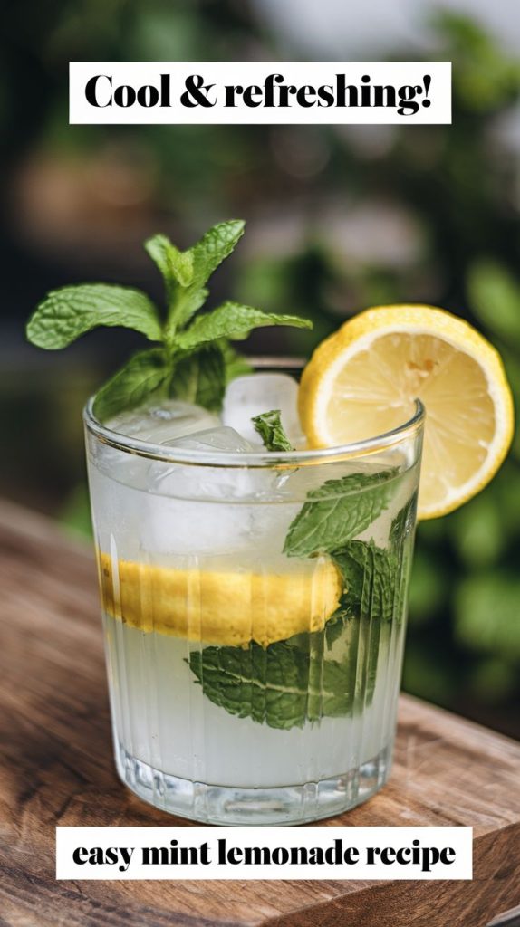 Mint Lemonade Mocktail Recipe