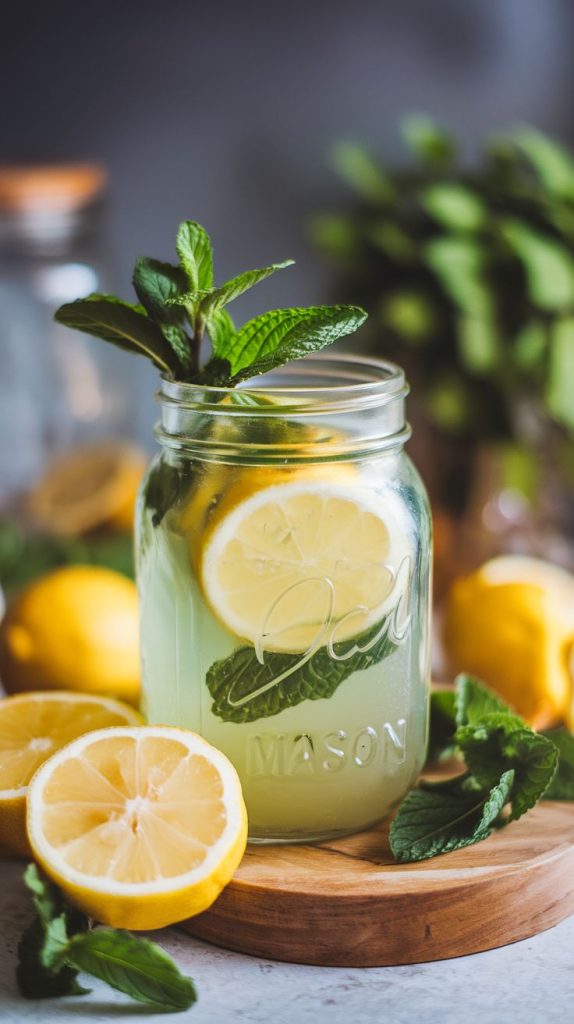 Mint Lemonade Mocktail Recipe