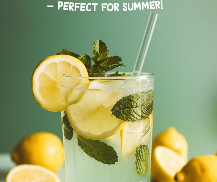 Mint Lemonade Mocktail Recipe