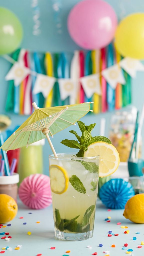 Mint Lemonade Mocktail Recipe