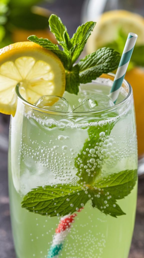 Mint Lemonade Mocktail Recipe