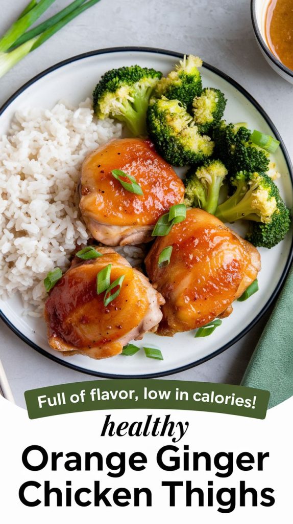 Orange Ginger Chicken Thighs Recipe