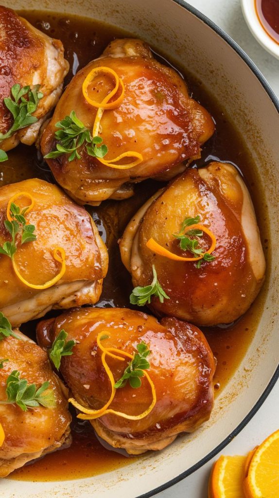 Orange Ginger Chicken Thighs Recipe