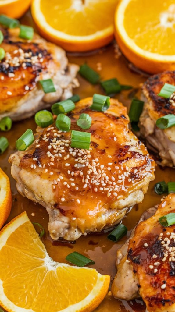 Orange Ginger Chicken Thighs Recipe