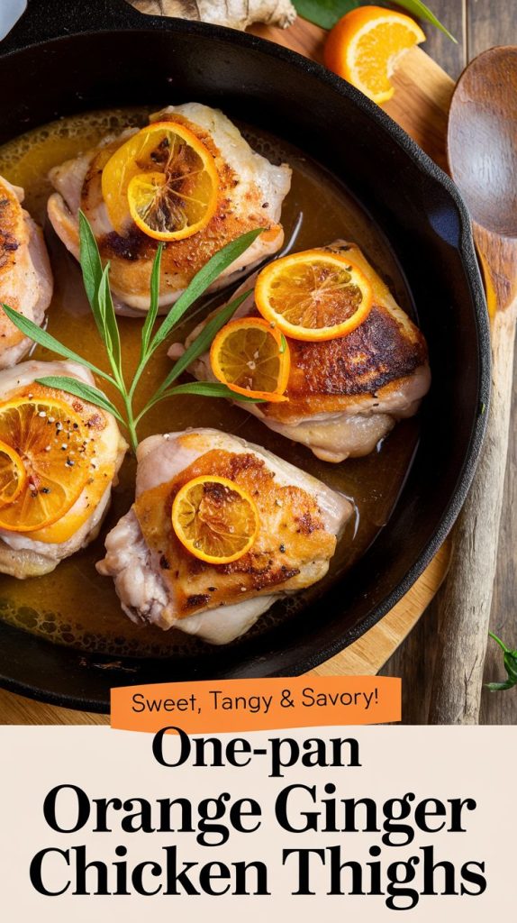 Orange Ginger Chicken Thighs Recipe