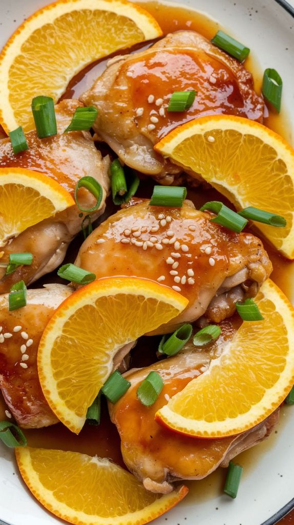 Orange Ginger Chicken Thighs Recipe