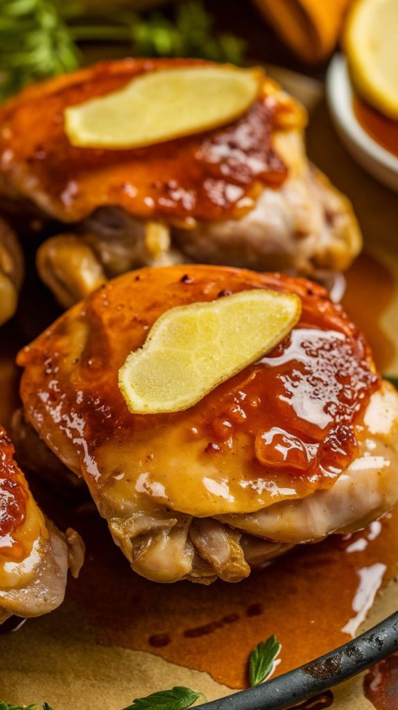 Orange Ginger Chicken Thighs Recipe