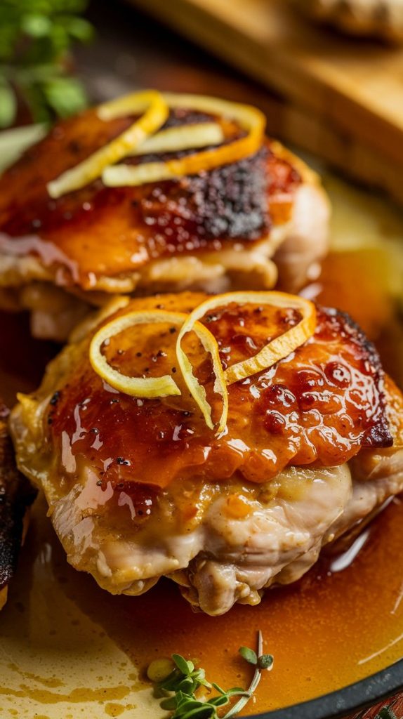 Orange Ginger Chicken Thighs Recipe