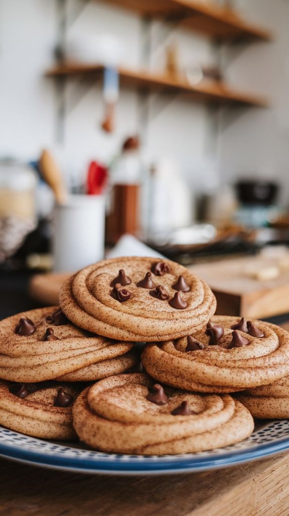 chocolate Snickerdoodle Cookies recipe