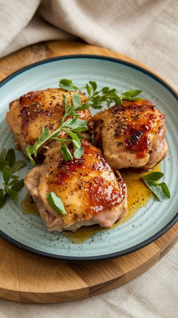 Spicy Honey Mustard Chicken Thighs Recipe