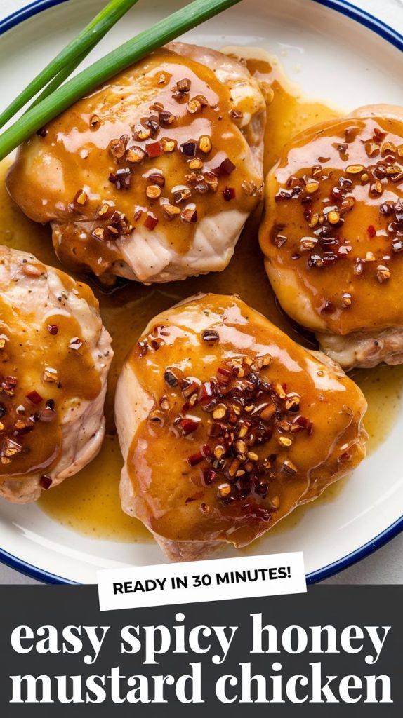 Spicy Honey Mustard Chicken Thighs Recipe