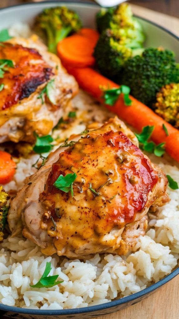 Spicy Honey Mustard Chicken Thighs Recipe