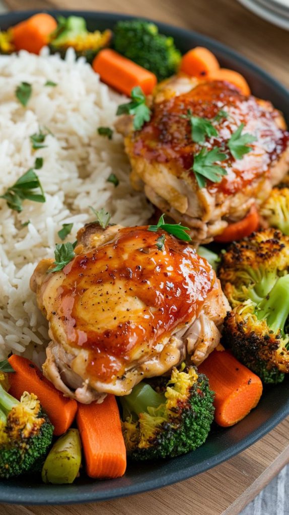 Spicy Honey Mustard Chicken Thighs Recipe