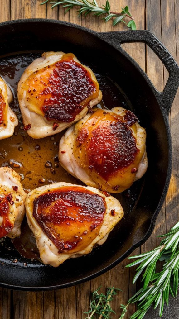 Spicy Honey Mustard Chicken Thighs Recipe