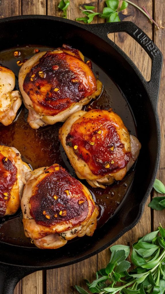 Spicy Honey Mustard Chicken Thighs Recipe