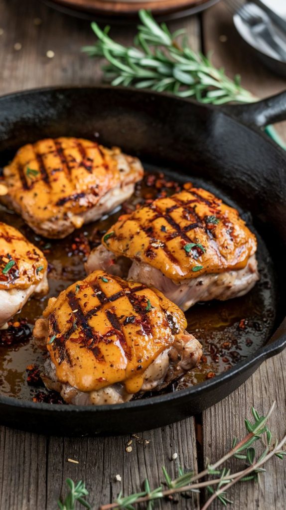 Spicy Honey Mustard Chicken Thighs Recipe