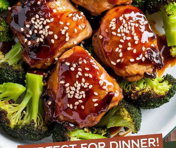 Teriyaki Chicken Thighs with Stir-Fried Broccoli Recipe