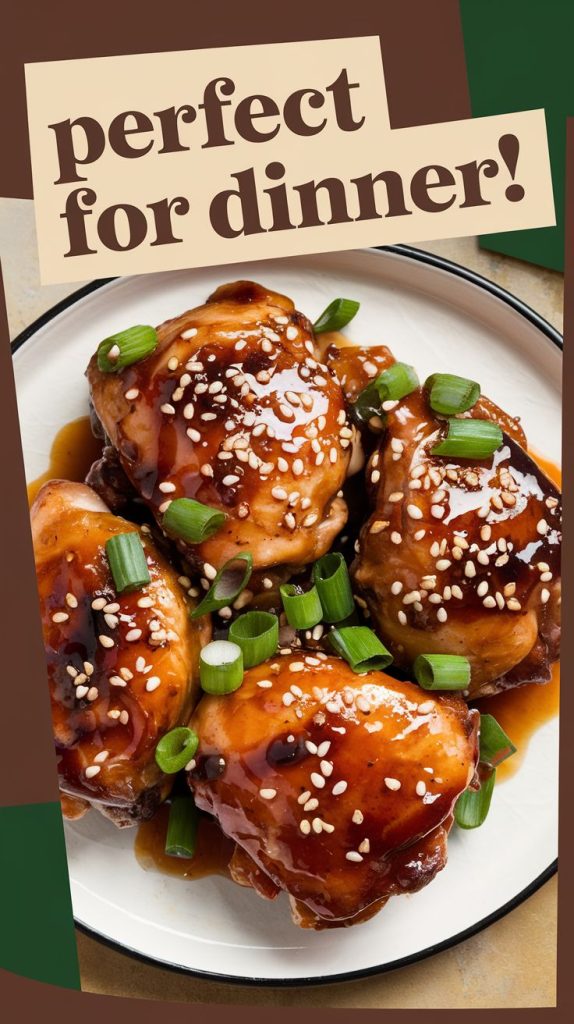 Teriyaki Glazed Chicken Thighs Recipe