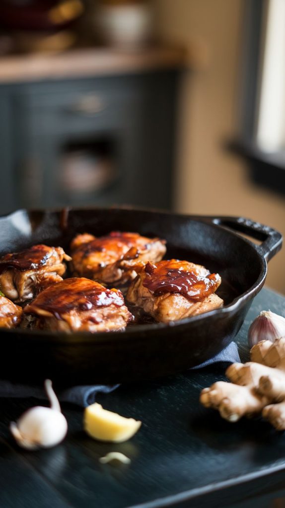 Teriyaki Glazed Chicken Thighs Recipe