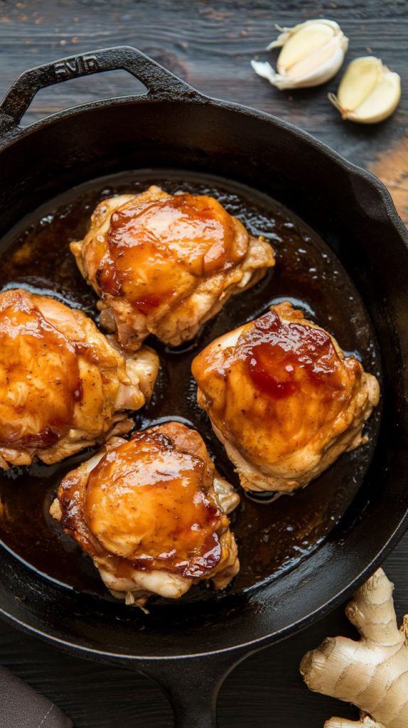 Teriyaki Glazed Chicken Thighs Recipe