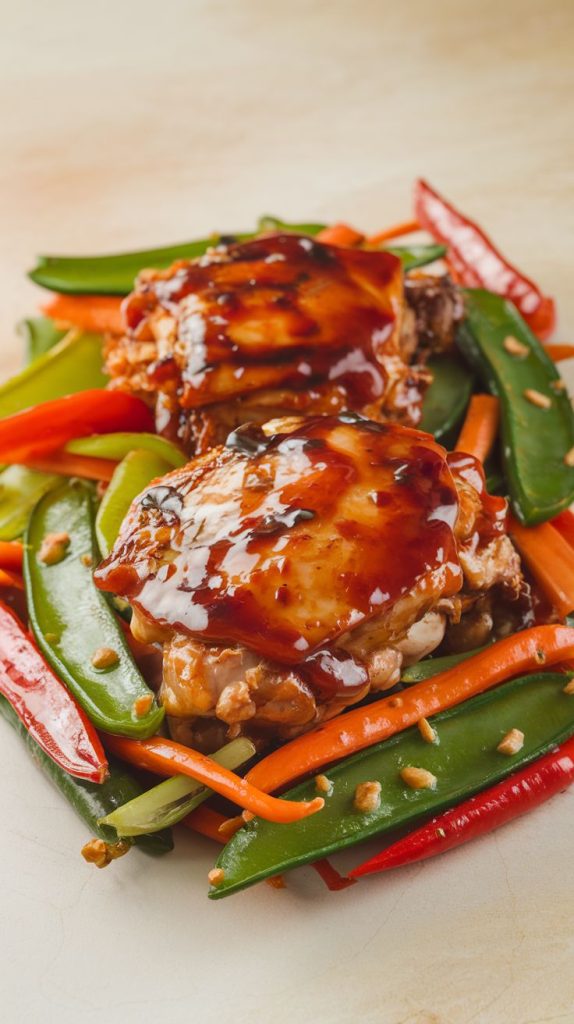 Teriyaki Glazed Chicken Thighs Recipe