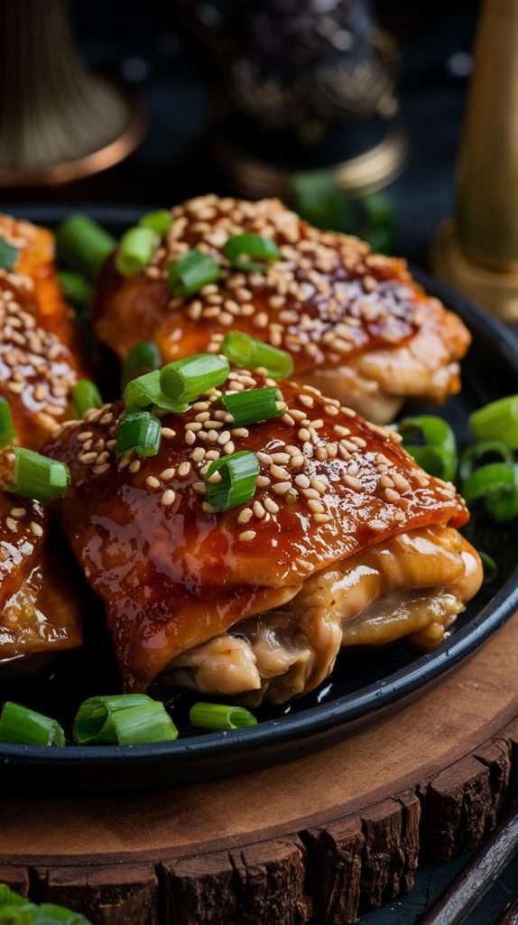 Teriyaki Glazed Chicken Thighs Recipe