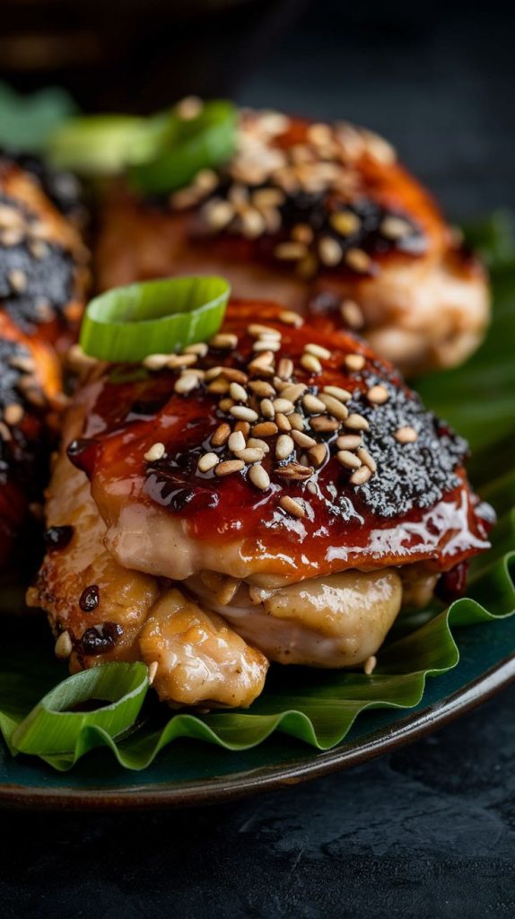 Teriyaki Glazed Chicken Thighs Recipe