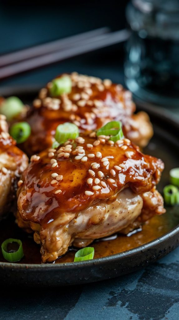 Teriyaki Glazed Chicken Thighs Recipe