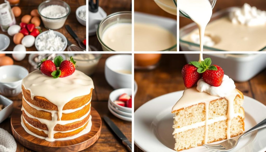 Tres Leches Cake Recipe steps