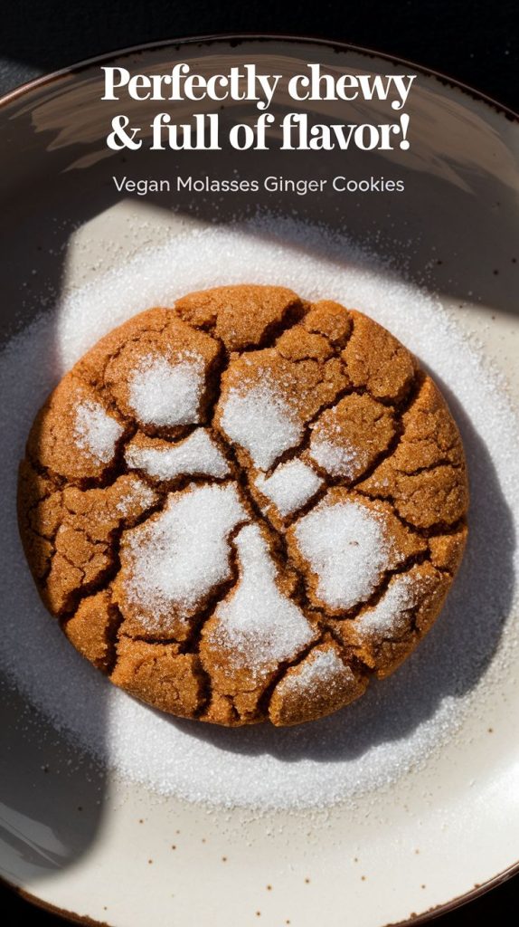 Vegan Molasses Ginger Cookies Recipe