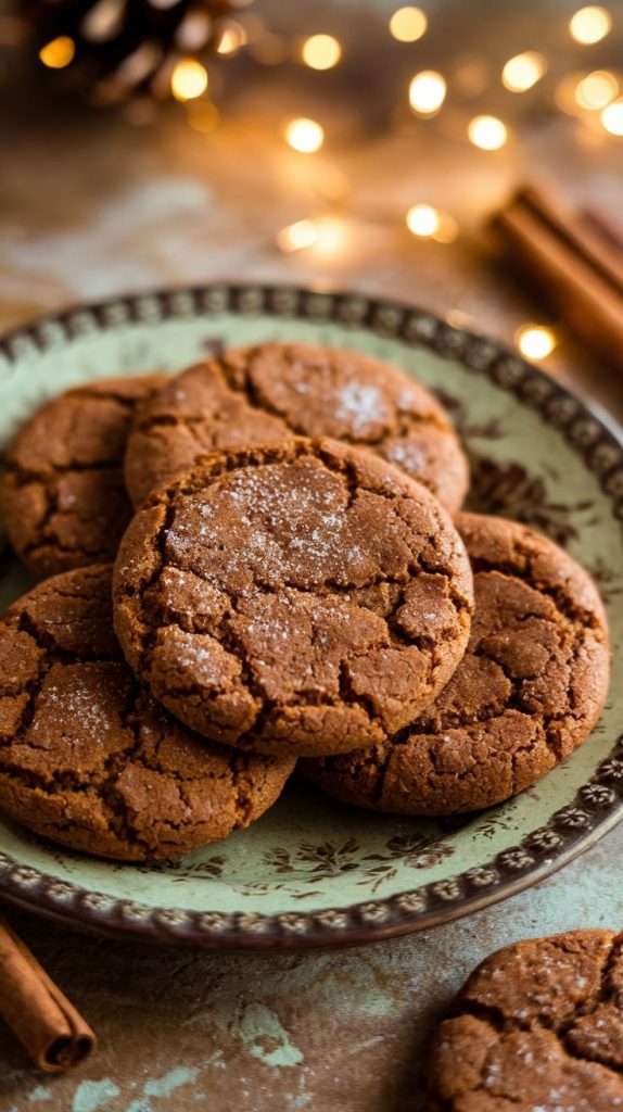 Vegan Molasses Ginger Cookies Recipe