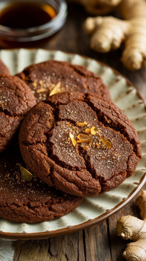 Vegan Molasses Ginger Cookies Recipe