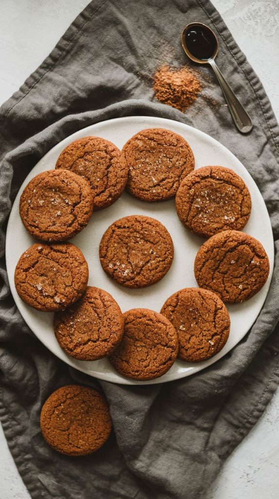 Vegan Molasses Ginger Cookies Recipe