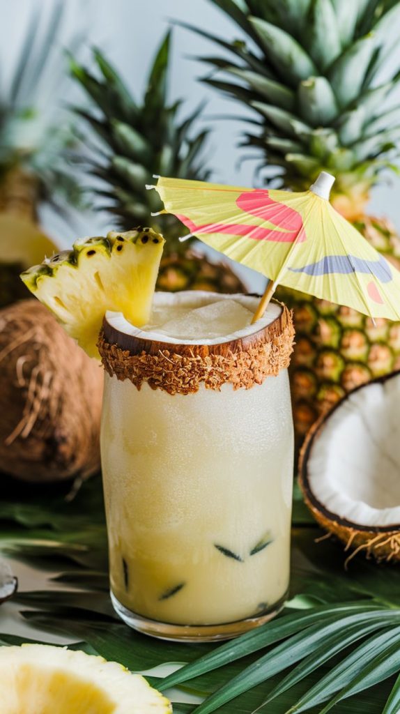 Virgin Piña Colada Mocktail