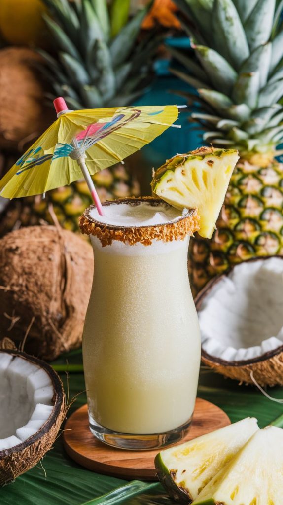 Virgin Piña Colada Mocktail