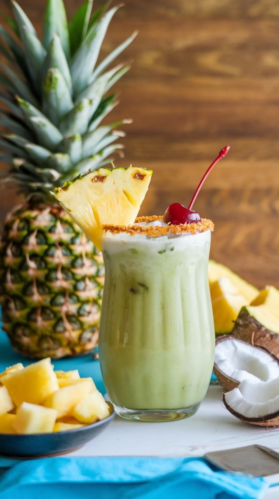 Virgin Piña Colada Mocktail