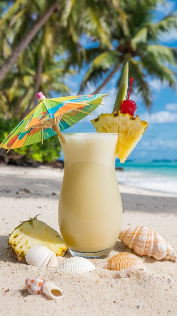 Virgin Piña Colada Mocktail