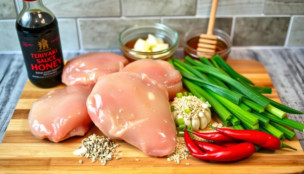 ingredients for teriyaki chicken