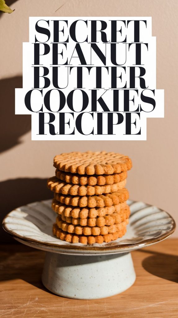 peanut butter cookies Recipe