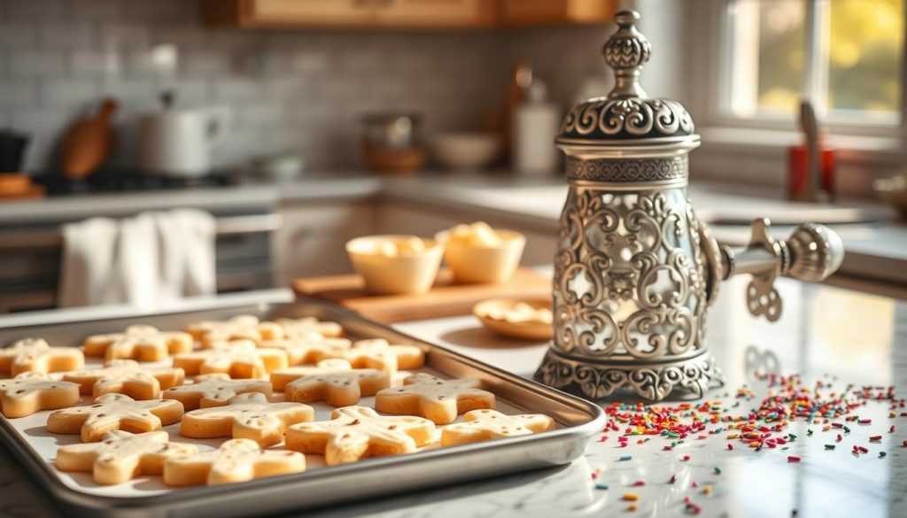 shaping spritz cookies