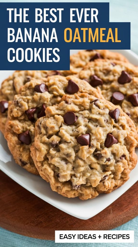 Banana Oatmeal Cookie Recipe