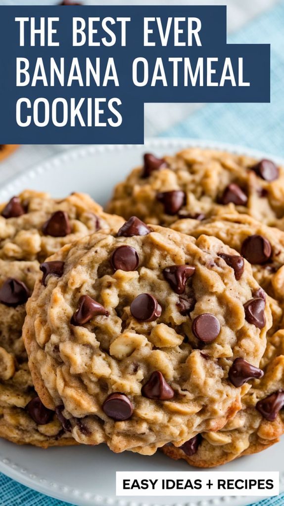 Banana Oatmeal Cookie Recipe