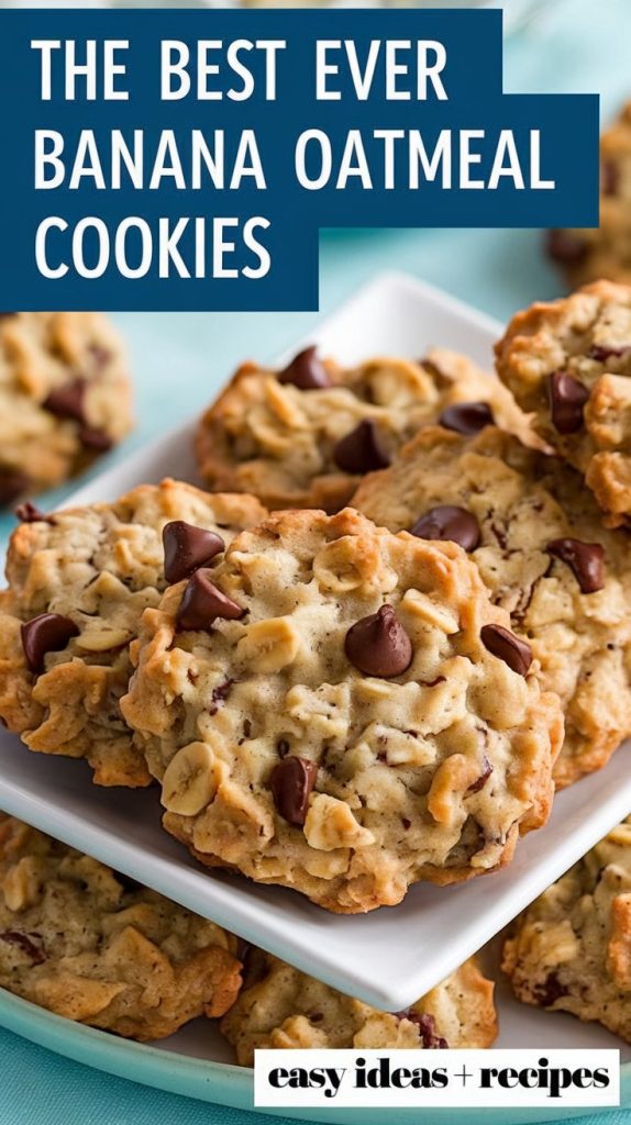 Banana Oatmeal Cookie Recipe