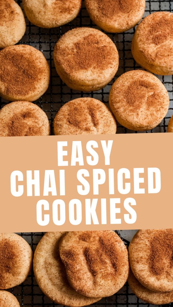 Chai Spice Cookie Recipe