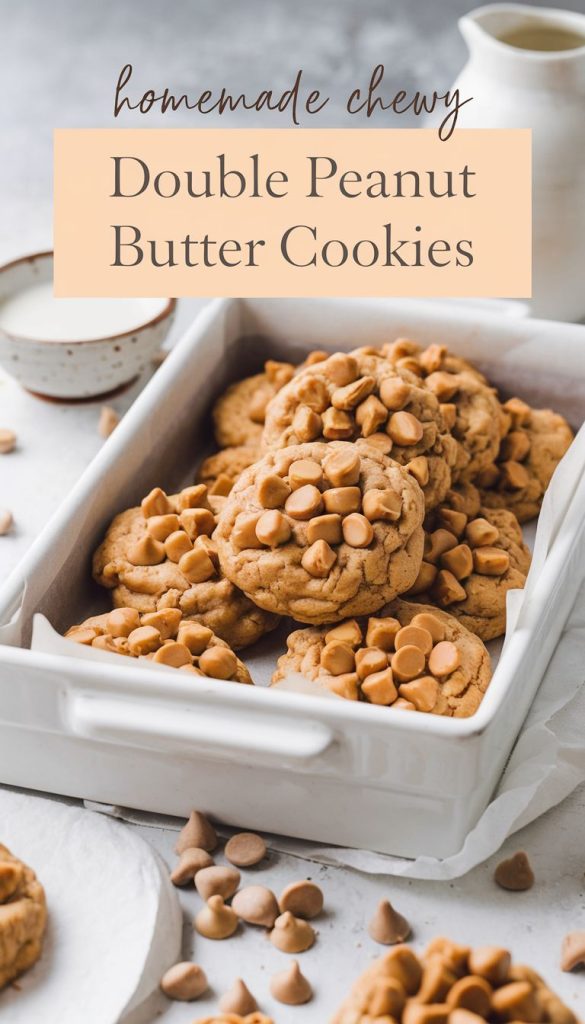 Double Peanut Butter Cookie Recipe